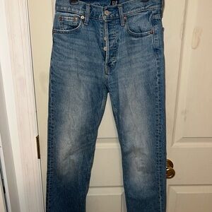 GAP Women’s Blue Jeans cheeky straight 0/25